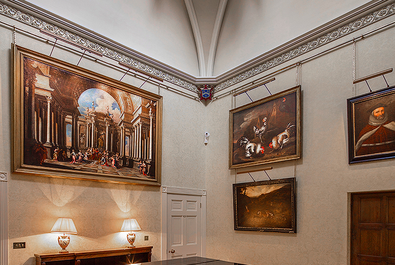 hanging rail artwork picture lights rail art